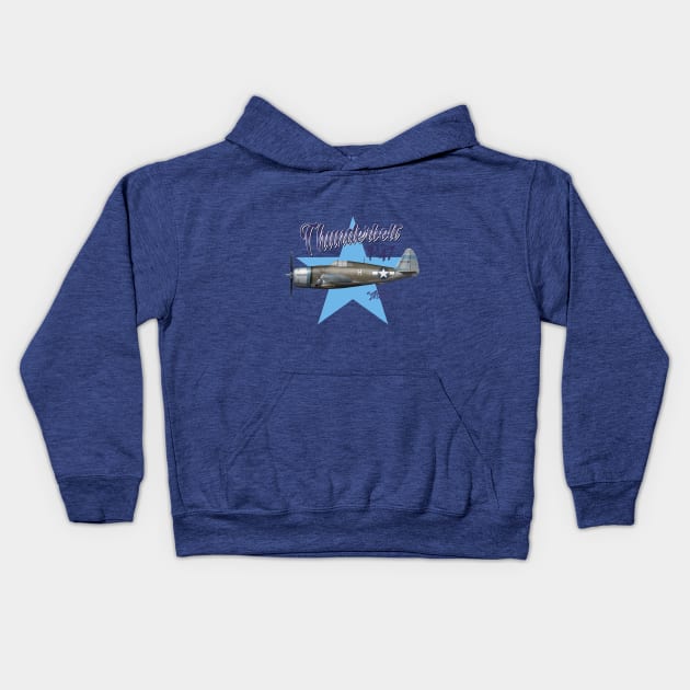 P47 Midge Kids Hoodie by Spyinthesky